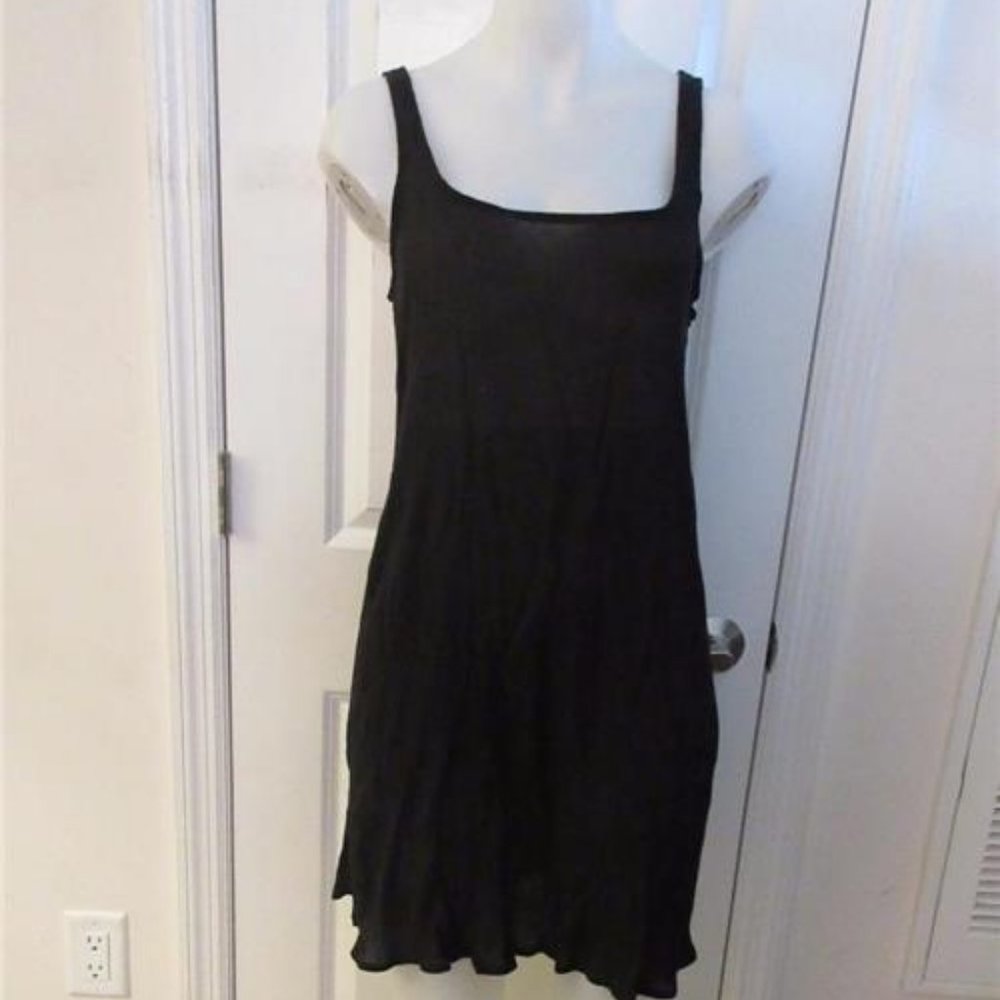 ANNE COLE COLLECTION BLACK  COVERUP DRESS M